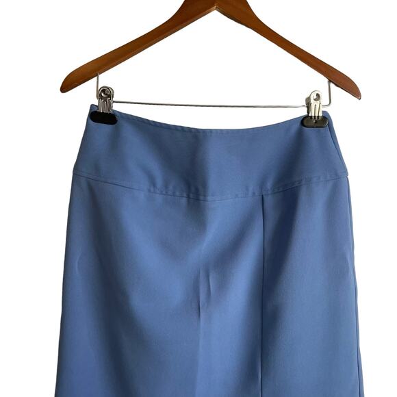 Giorgio Fiorlini Collection Women Skirt 8 Blue A-line Front Slit Retro Y2K - Picture 9 of 9